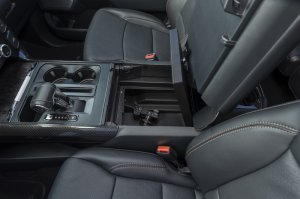 Ford F-150 Console Safe - Tuffy Products - Flow-Thru Console - Black - `21-`24 Ford F-150 Console Safe - Tuffy Products - Flow-Thru Console - Black - `21-`24